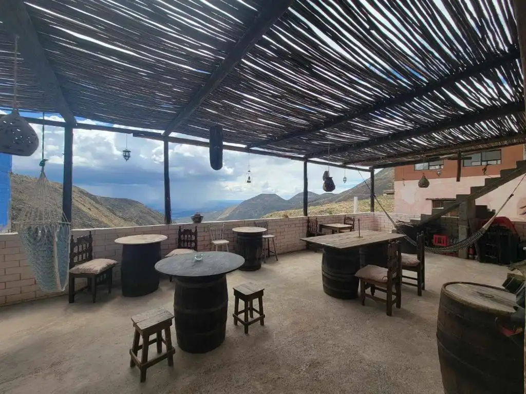 Mountain-view terrace